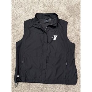 Stormtech Women's Outdoor Lightweight Vest Size XL Black, YMCA, EUC
